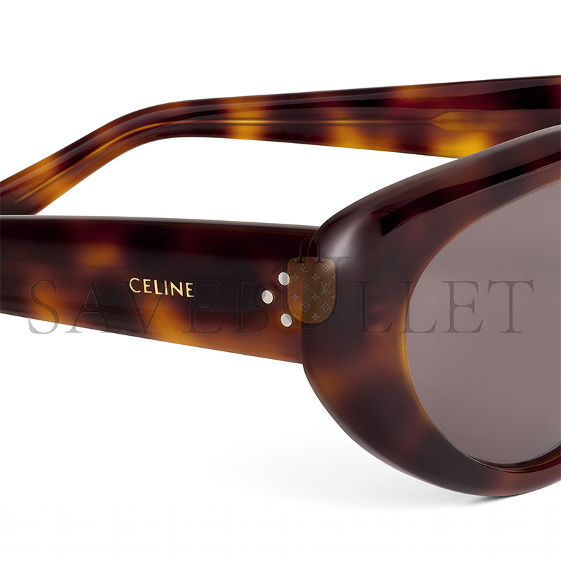 Ce**e cat eye s286 sunglasses in acetate 4s286cplb.19hd